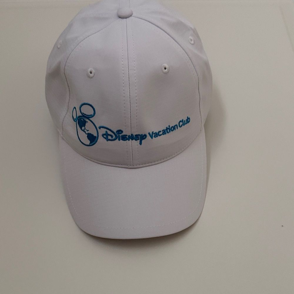 Disney Vacation Club White Adjustable Baseball Cap Hat